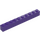 레고 어두운 보라색 벽돌 1 x 10 (6111)