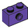 LEGO Dunkelviolett Backstein 1 x 2 mit 1 Stud auf Seite (86876)