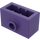 LEGO Dark Purple Brick 1 x 2 with 1 Stud on Side (86876)