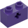 LEGO Dark Purple Brick 1 x 2 with Axle Hole (&#039;X&#039; Opening) (32064)