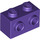 LEGO Dark Purple Brick 1 x 2 with Studs on One Side (11211)