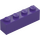 LEGO Dark Purple Brick 1 x 4 with 4 Studs on One Side (30414)