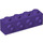 LEGO Dark Purple Brick 1 x 4 with 4 Studs on One Side (30414)