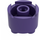LEGO Violet foncé Brique 2 x 2 Rond (3941 / 6143)