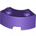 LEGO Dark Purple Brick 2 x 2 Round Corner with Stud Notch and Reinforced Underside (85080)