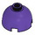 LEGO Dark Purple Brick 2 x 2 Round with Dome Top (Hollow Stud, Axle Holder) (3262 / 30367)