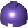 LEGO Violet foncé Brique 2 x 2 Rond avec Dome Haut (Goujon creux, support d&#039;essieu) (3262 / 30367)