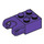 LEGO Dark Purple Brick 2 x 2 with Ball Socket and Axlehole (Wide Socket) (92013)