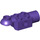 LEGO Dark Purple Brick 2 x 2 with Horizontal Rotation Joint and Socket (47452)