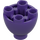 LEGO Dark Purple Brick 2 x 2 x 1.3 Round Inverted Dome (24947)