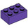 LEGO Dunkelviolett Stein 2 x 3 (3002)