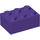 LEGO Dark Purple Brick 2 x 3 (3002)