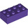 LEGO Morado oscuro Ladrillo 2 x 4 (3001 / 72841)