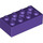 LEGO Dark Purple Brick 2 x 4 with Axle Holes (39789)