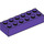 LEGO Dunkelviolett Backstein 2 x 6 (2456 / 44237)