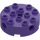 LEGO Dark Purple Brick 4 x 4 Round with Holes (6222)