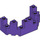 LEGO Violet foncé Brique 4 x 8 x 2.3 Turret Haut (6066)