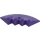 레고 어두운 보라색 벽돌 6 x 6 둥근 (25°) 모서리 (95188)