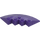 레고 어두운 보라색 벽돌 6 x 6 둥근 (25°) 모서리 (95188)
