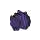 LEGO Dark Purple Bushy Hair Swept Back (28551 / 28768)