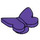 LEGO Dark Purple Butterfly (Smooth) (80674)