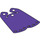 LEGO Dark Purple Cape with Bottom Cutout Shapes (21497)
