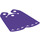 LEGO Dark Purple Cape with Bottom Cutout Shapes (21497)