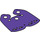 LEGO Dark Purple Cape with Heart Holes (21490)