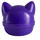 LEGO Violet Foncé Catwoman Masquer avec Argent Des lunettes de protection (29292 / 54959)