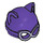 LEGO Dunkelviolett Catwoman Maske mit Silber Goggles (29292 / 54959)