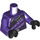 LEGO Dark Purple Cube Assassin Minifig Torso (973)