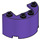 LEGO Dark Purple Cylinder 2 x 4 x 2 Half (24593 / 35402)