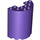 LEGO Dark Purple Cylinder 3 x 6 x 6 Half (35347 / 87926)