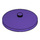 LEGO Viola scuro Dish 4 x 4 (Perno Solido) (3960 / 30065)