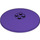 LEGO Dark Purple Dish 8 x 8 (3961 / 18859)