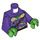 LEGO Donkerpaars Donatello Flight Pak Minifiguur Torso (973 / 76382)