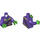LEGO Donkerpaars Donatello Flight Suit Minifig Torso (973 / 76382)