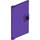 LEGO Violet Foncé Porte 1 x 4 x 6 avec Tenon Poignée (35291 / 60616)