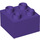 LEGO Violet foncé Duplo Brique 2 x 2 (3437 / 89461)