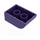 LEGO Dunkelviolett Duplo Backstein 2 x 3 mit Gebogenes Oberteil (2302)