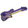 LEGO Dark Purple Electric Guitar with Gold Neck and Patterns with Star (11640 / 21142)