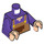 LEGO Dunkelviolett Farmhand Minifigur Torso (973 / 76382)