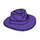 LEGO Violet Foncé Fedora Chapeau (61506 / 88410)