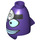 LEGO Dark Purple Fish Cone Head with Doctor Face (64173)