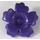 LEGO Dark Purple Flower with Serrated Petals with Small Pin (93080)