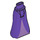 LEGO Dark Purple Friends Hip with Long Skirt with Medium Lavender Panel (Thick Hinge) (15875)