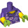 LEGO Dunkles Violett Gardener Minifigur Torso (973 / 16360)