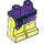 LEGO Donkerpaars Ghost Ninja Attila Minifigure Heupen en benen (3815 / 23889)