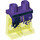 LEGO Donkerpaars Ghost Ninja Attila Minifigure Heupen en benen (3815 / 23889)