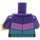 LEGO Violet foncé Girl avec Dark Purple Jacket Minifig Torse (973 / 76382)
